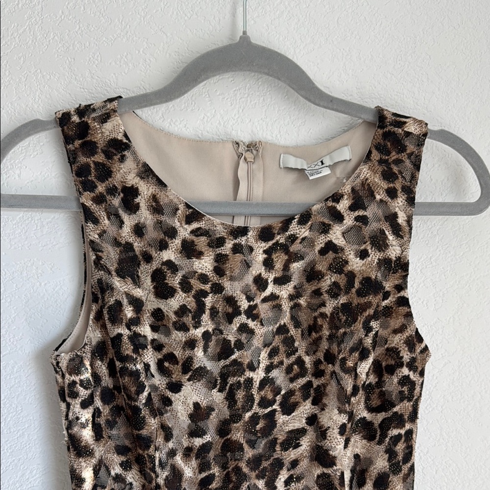 XXI Black and Tan Sheath Mini Dress - Picture 7 of 9